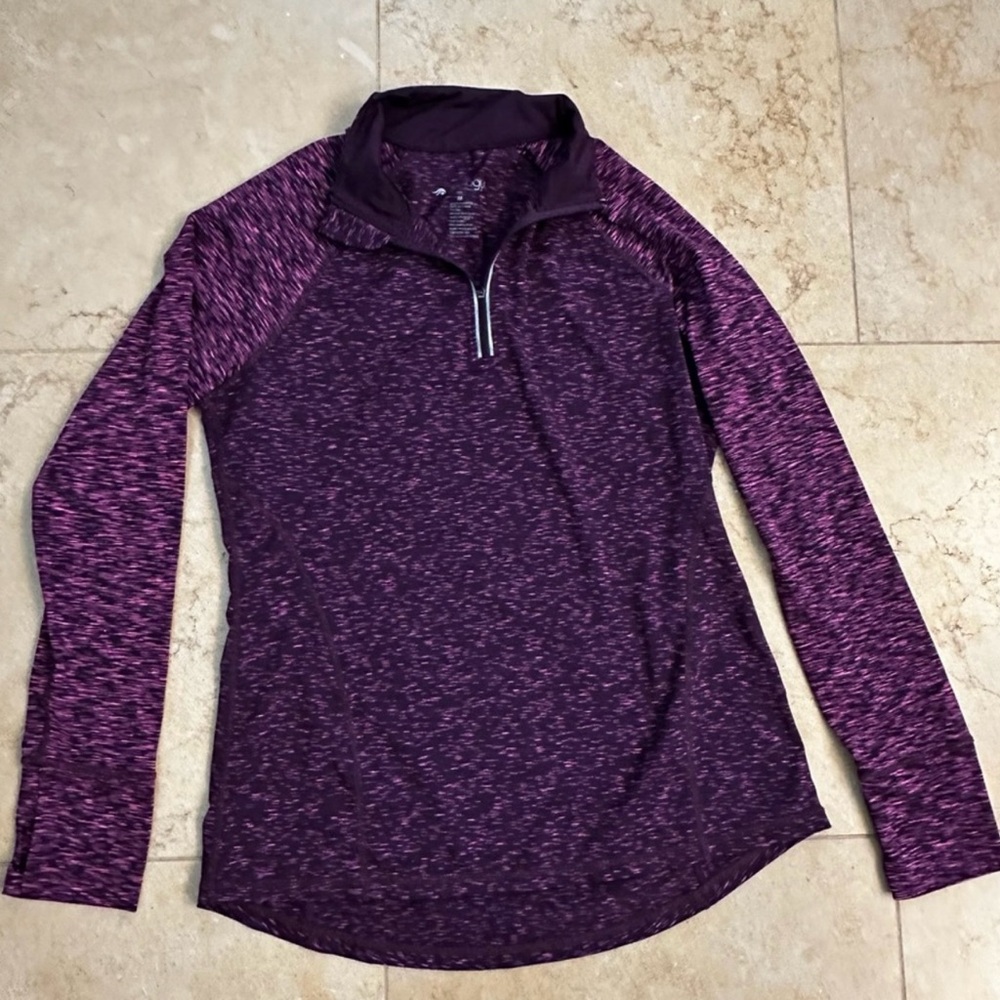 Ideology Purple/Magenta Pullover Athletic Jacket - Size Medium